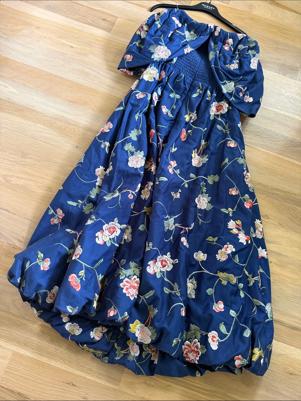 Sea New York Julian Floral-Embroidered Off-the-Shoulder Dress - Picture 5 of 5